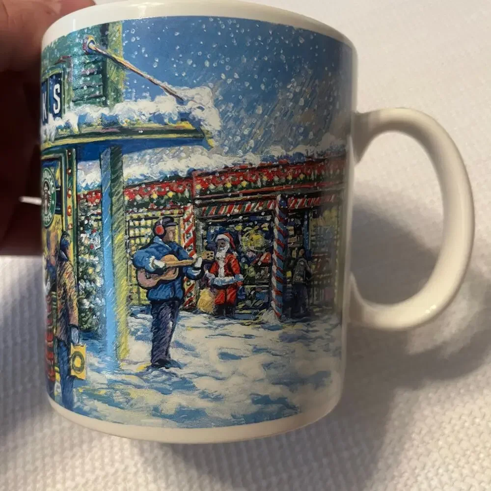 VTG Starbucks coffee company barista series Christmas mug year 2000 coffee mug